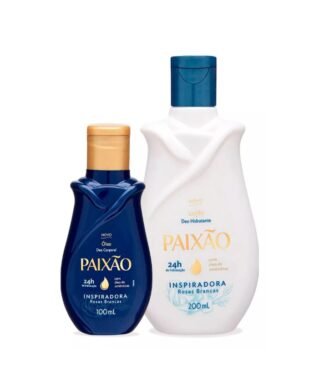 Kit Loção Hidratante Paixão 200 ml + Óleo Corporal inspiradora  100 ml